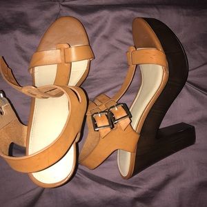 Tan Platform sandals- SIZE 11